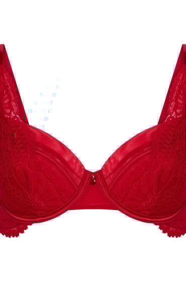 Thumbnail - Hunkemöller Unwattierter Bügel-BH Whitney Rot