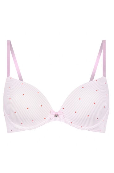 Thumbnail - Hunkemöller Vorgeformter Bügel-BH Plunge Rosa