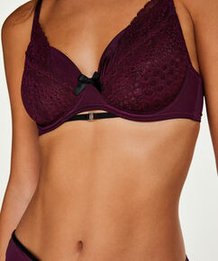Nicht-vorgeformter B&uuml;gel-BH Selene, Lila