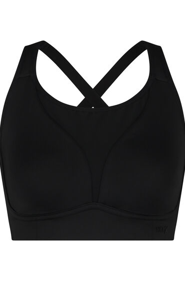 Thumbnail - Hunkemöller HKMX Sport-BH The Elite Level 3 Schwarz