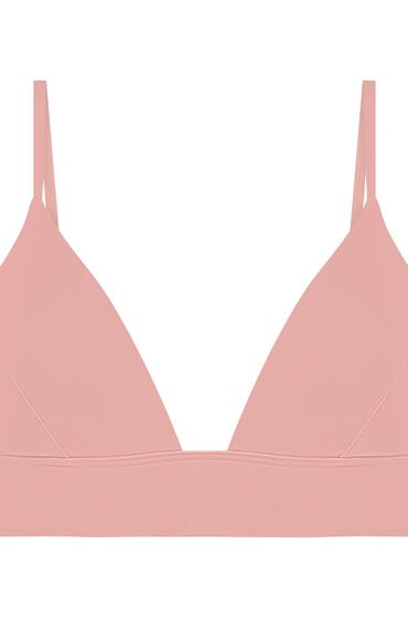 Thumbnail - Hunkemöller Triangel Bralette Smooth Rosa