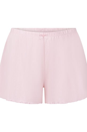 Thumbnail - Hunkemöller Pointelle-Shorts Rosa