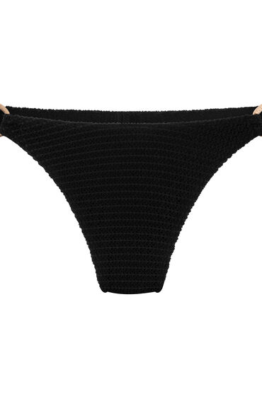 Thumbnail - Hunkemöller Cairo Bikiniunterteil mit hohem Beinausschnitt Schwarz