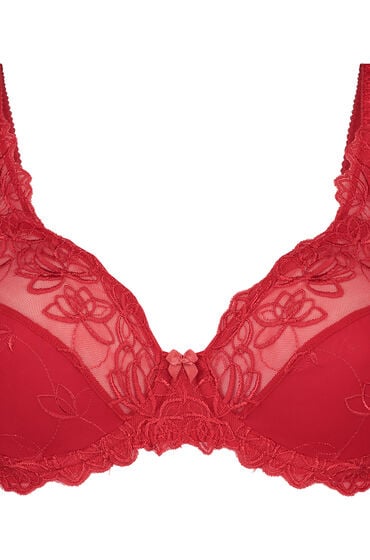 Thumbnail - Hunkemöller Unwattierter Bügel-BH Diva Rot