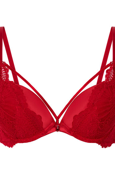 Thumbnail - Hunkemöller Vorgeformter Maximizer-Bügel-BH Whitney Rot