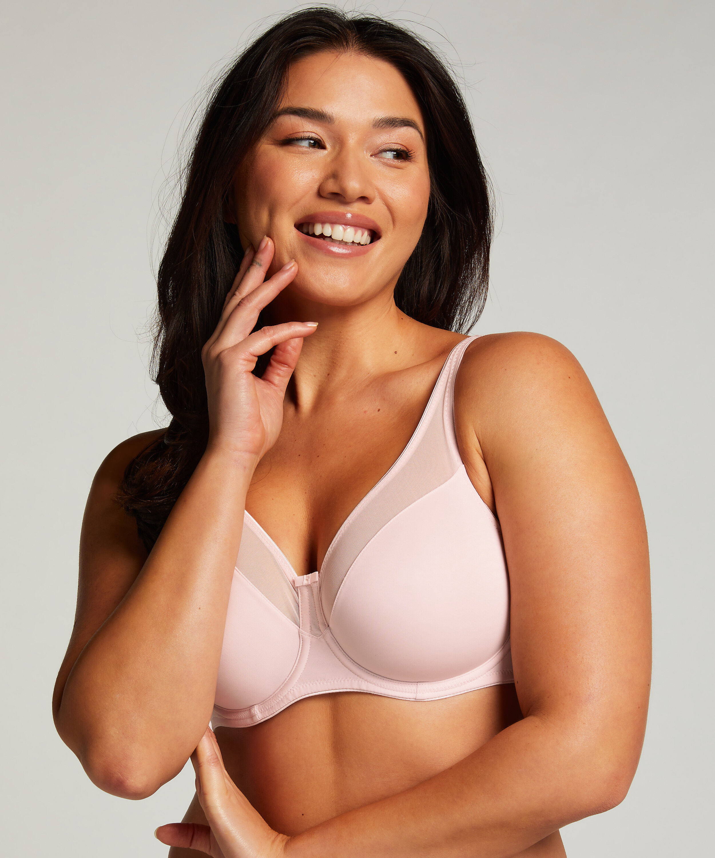 Unwattierter Minimizer-Bügel-BH Nina, Rosa Unwattierter Minimizer-Bügel-BH Nina, Rosa