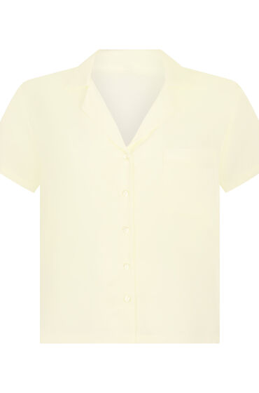 Thumbnail - Hunkemöller Kurzärmelige Satin-Jacke Gelb