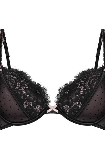 Thumbnail - Hunkemöller Dorothy Vorgeformter Bügel-BH Schwarz