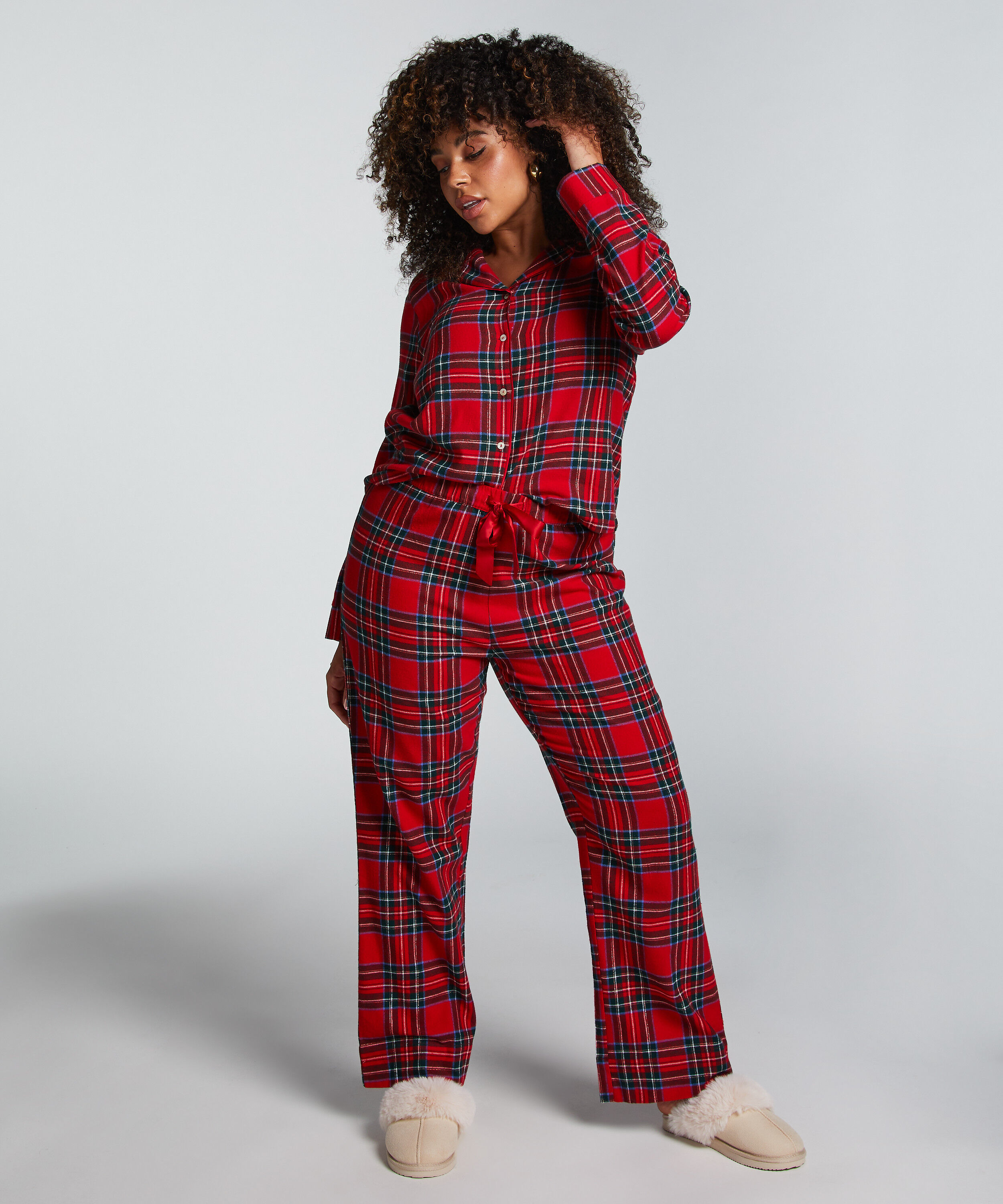 Pyjamaset Twill, Rot Pyjamaset Twill, Rot
