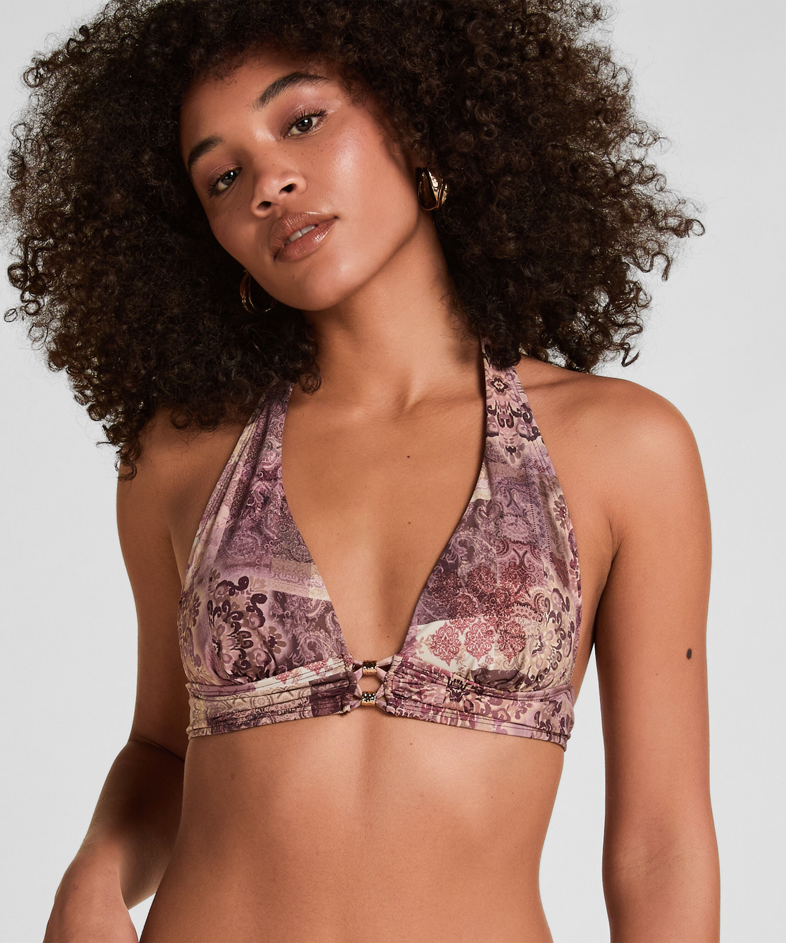Triangle Bikini Top Ibiza, Lila Triangle Bikini Top Ibiza, Lila