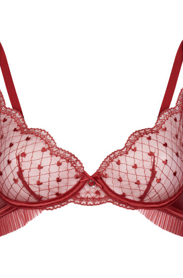 Thumbnail - Hunkemöller Cordelie Unwattierter Bügel-BH Rot