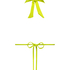Triangel-Bikini-Top Luxe Multi Way, grün