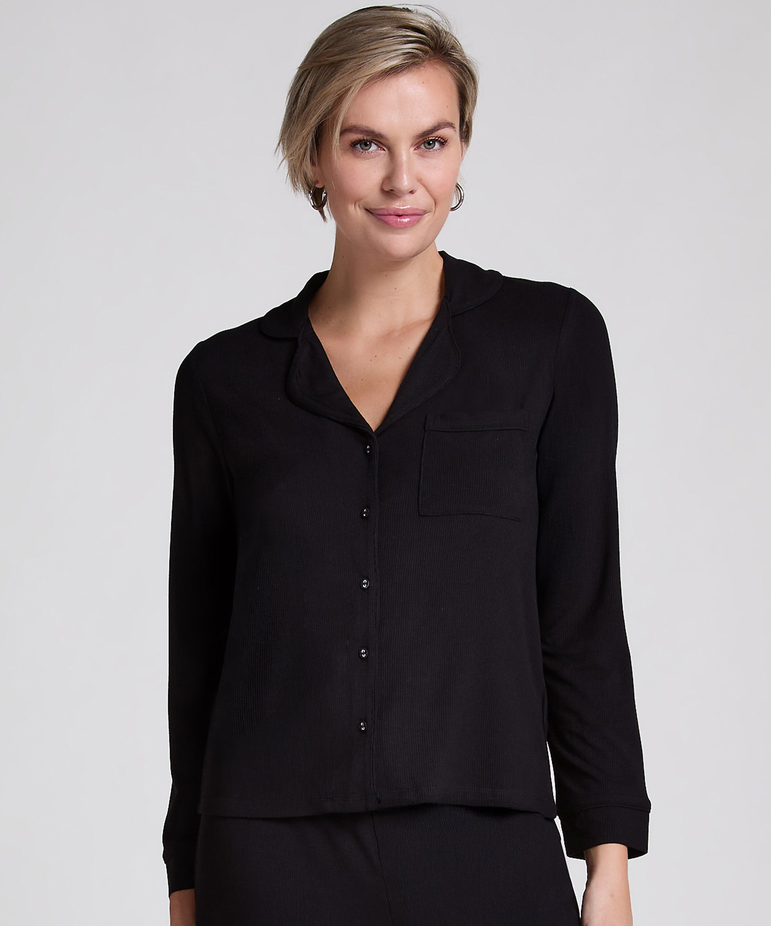 Essential-Jacke gerippt