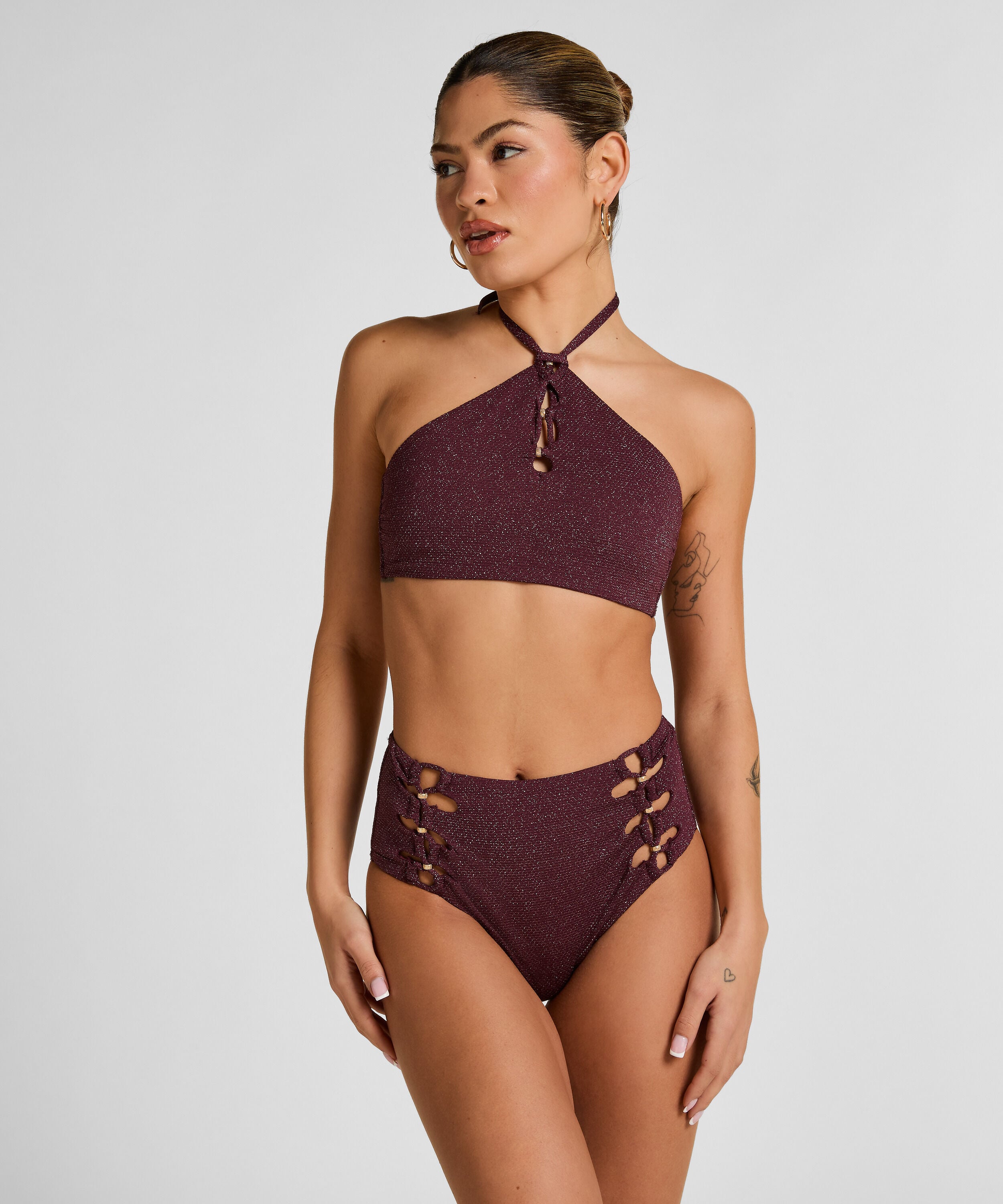 Panama High-Waist Bikinihose