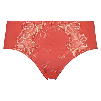 Hochgeschnittener Slip Diva, Rot