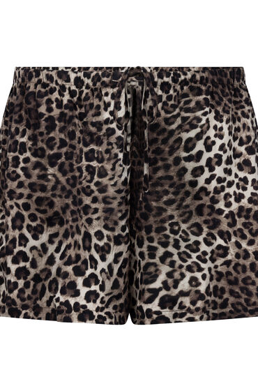 Thumbnail - Hunkemöller Satin-Shorts Schwarz