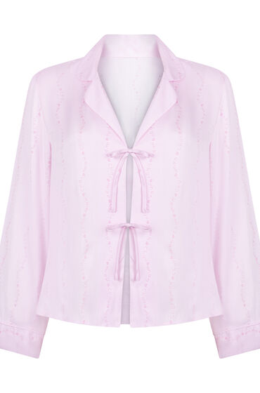 Thumbnail - Hunkemöller Monchou Pyjama-Jacke Rosa