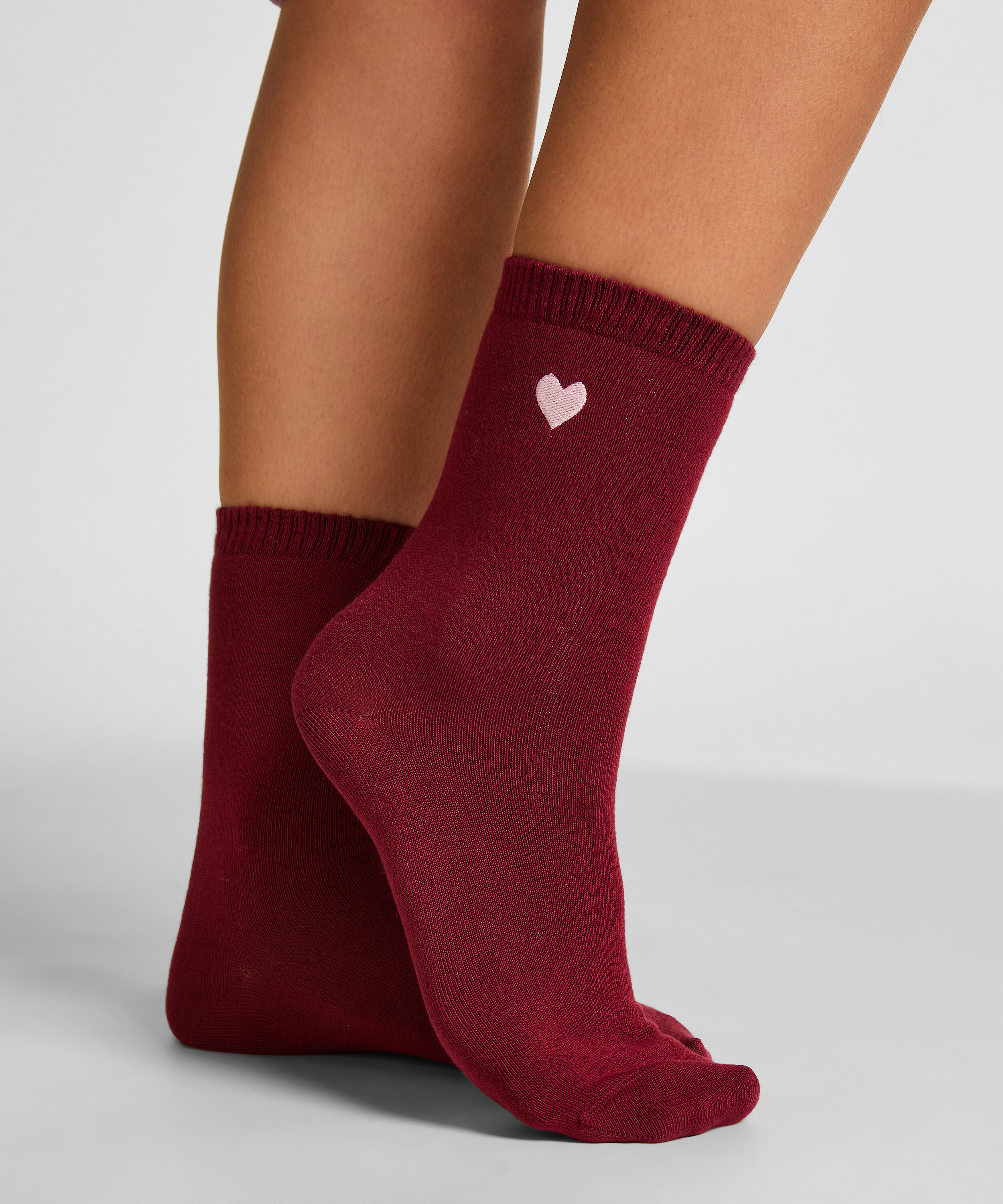 Crew-Socken aus Modal, Rot Crew-Socken aus Modal, Rot
