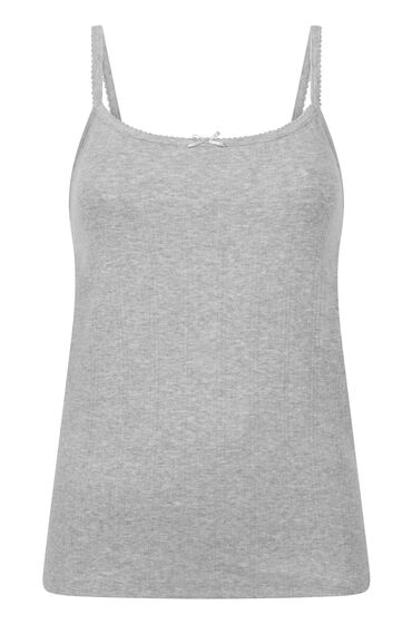 Thumbnail - Hunkemöller Pointelle-Camisole Grau