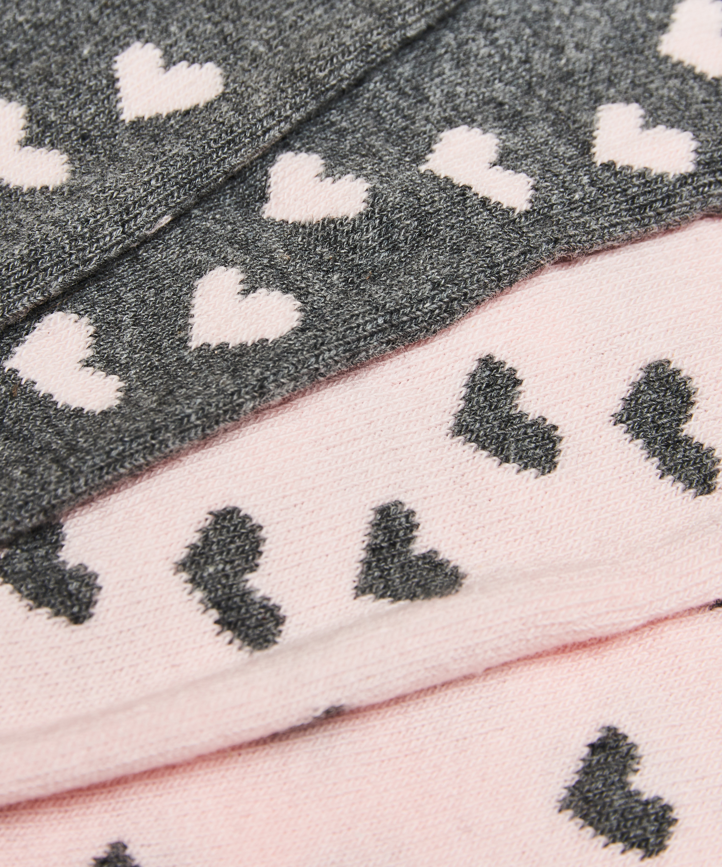 2 Paar Socken, Grau, main