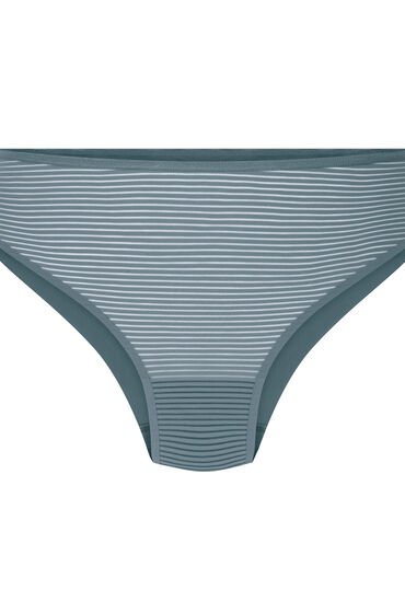 Thumbnail - Hunkemöller Invisible Brazilian Stripe Mesh Blau