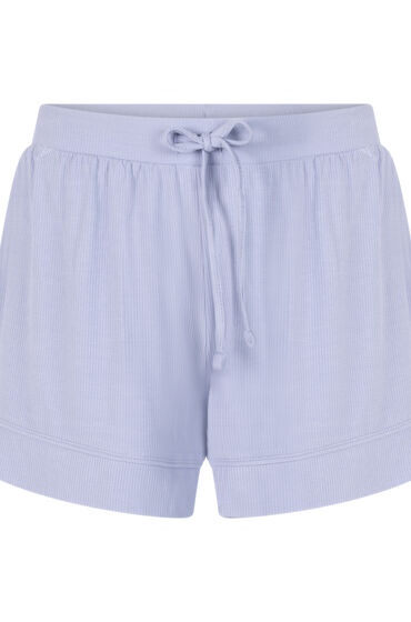 Thumbnail - Hunkemöller Essential-Shorts aus Ripp-Jersey Blau