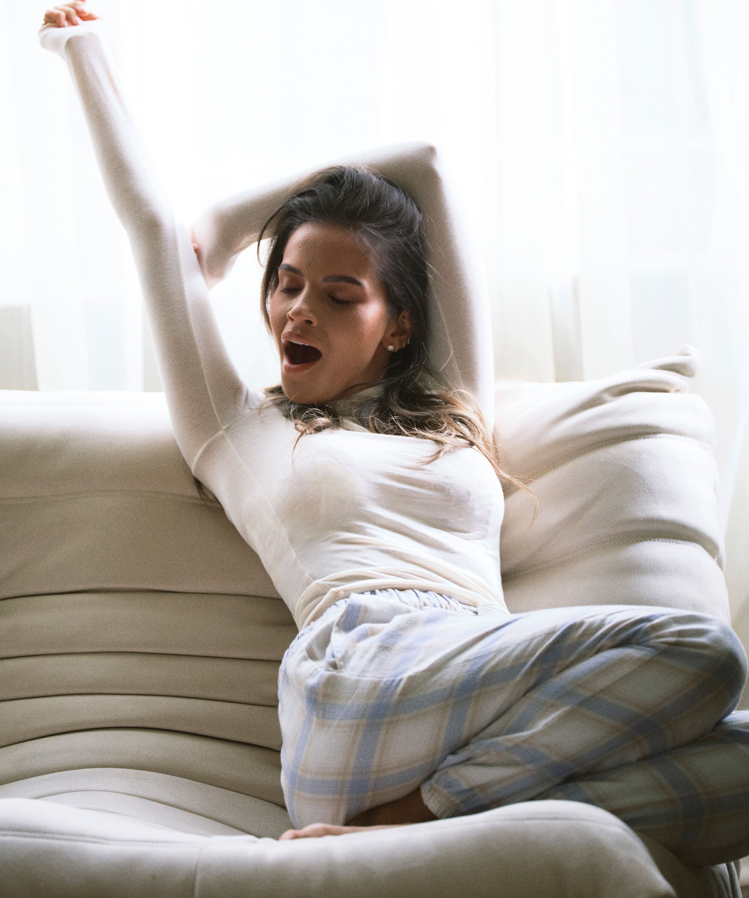 Pyjamahose aus Flanell