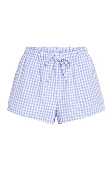 Thumbnail - Hunkemöller Shorts Seersucker Blau