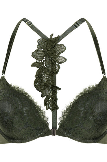 Thumbnail - Hunkemöller Amara Vorgeformter Push-up-Bügel-BH Grün