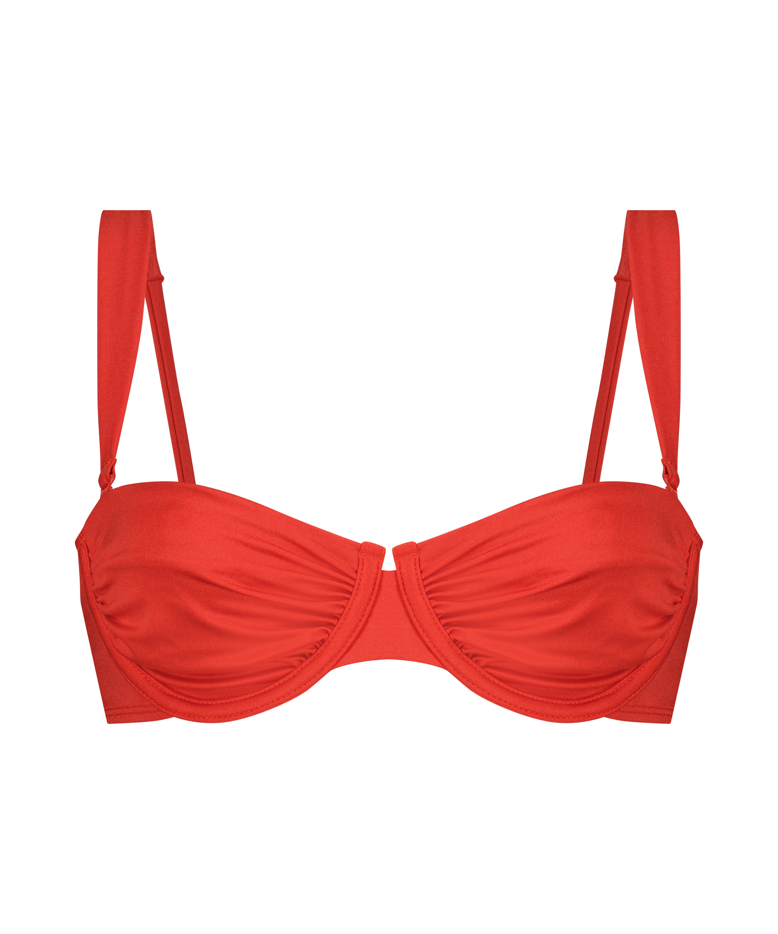 Nicht-vorgeformtes Bikinitop BoraBora, Rot, main