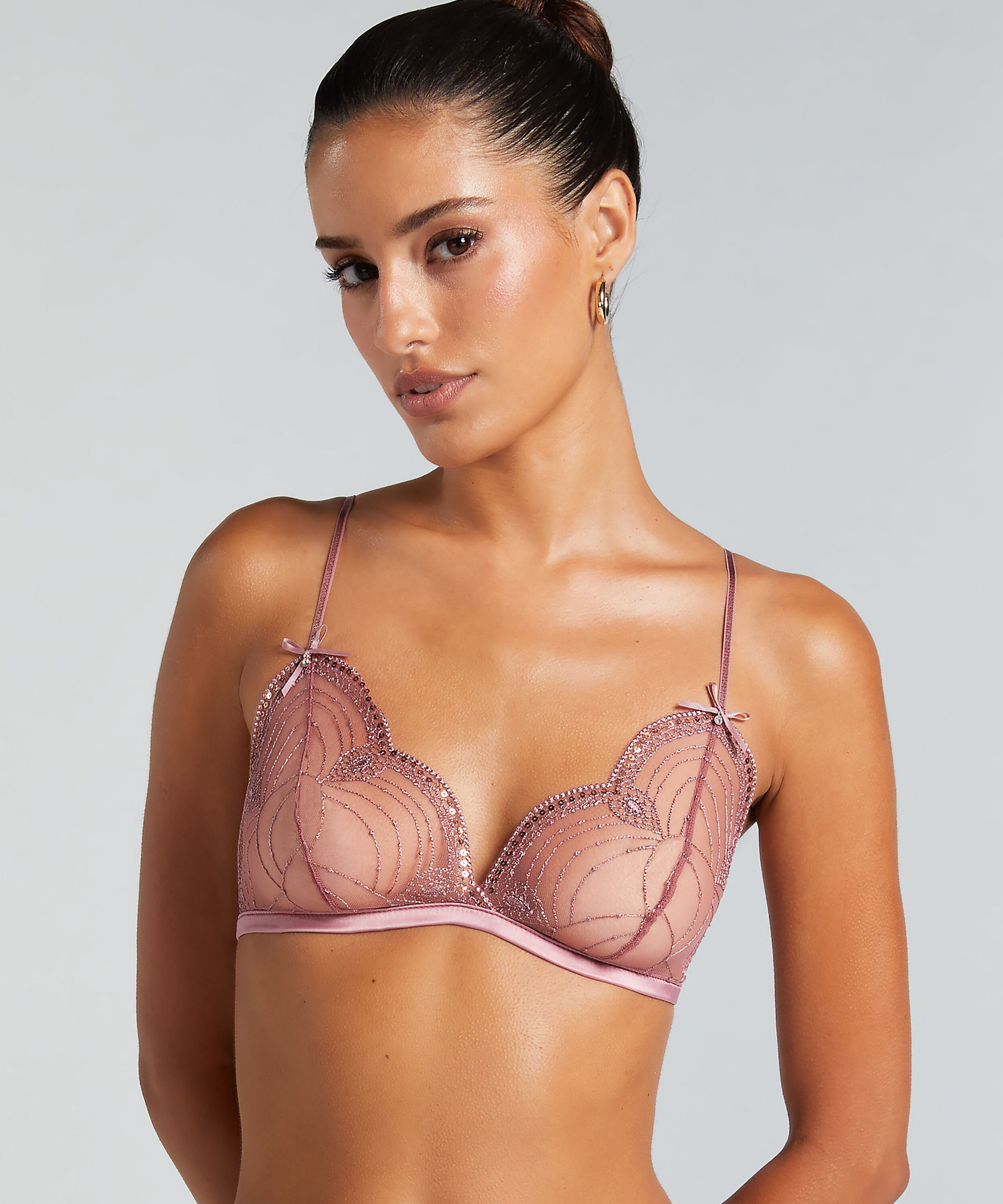 Bralette Ruby, Rosa Bralette Ruby, Rosa