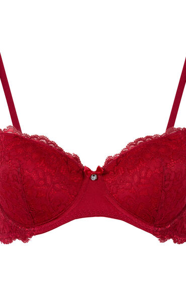 Thumbnail - Hunkemöller Vorgeformter Bügel-BH Marine Rot