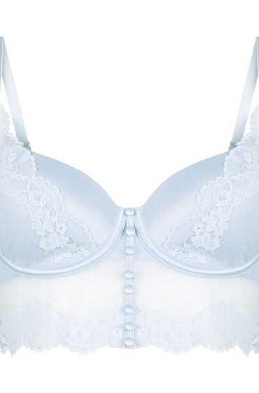 Thumbnail - Hunkemöller Laila Vorgeformter Longline-Bügel-BH Blau