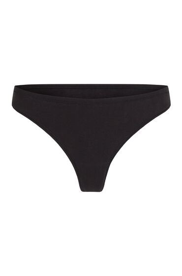 Thumbnail - Hunkemöller Baumwolle Kira String Schwarz