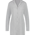 Langärmeliges Jersey-Hemdkleid Essential, Grau