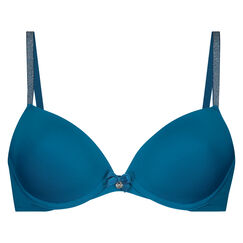 Vorgeformter B&uuml;gel-BH Plunge, Blau
