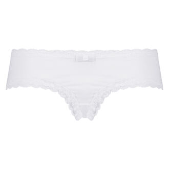 V-Shape-Brazilian Mikrofaser, Wei&szlig;