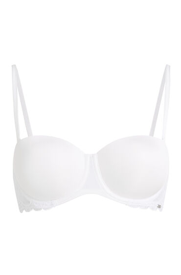 Thumbnail - Hunkemöller Vorgeformter Bügel-BH Angie, strapless Weiß
