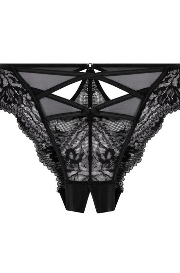 Thumbnail - Hunkemöller Amel Brazilian mit offenem Schritt Schwarz