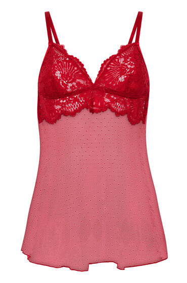 Thumbnail - Hunkemöller Babydoll Whitney Rot