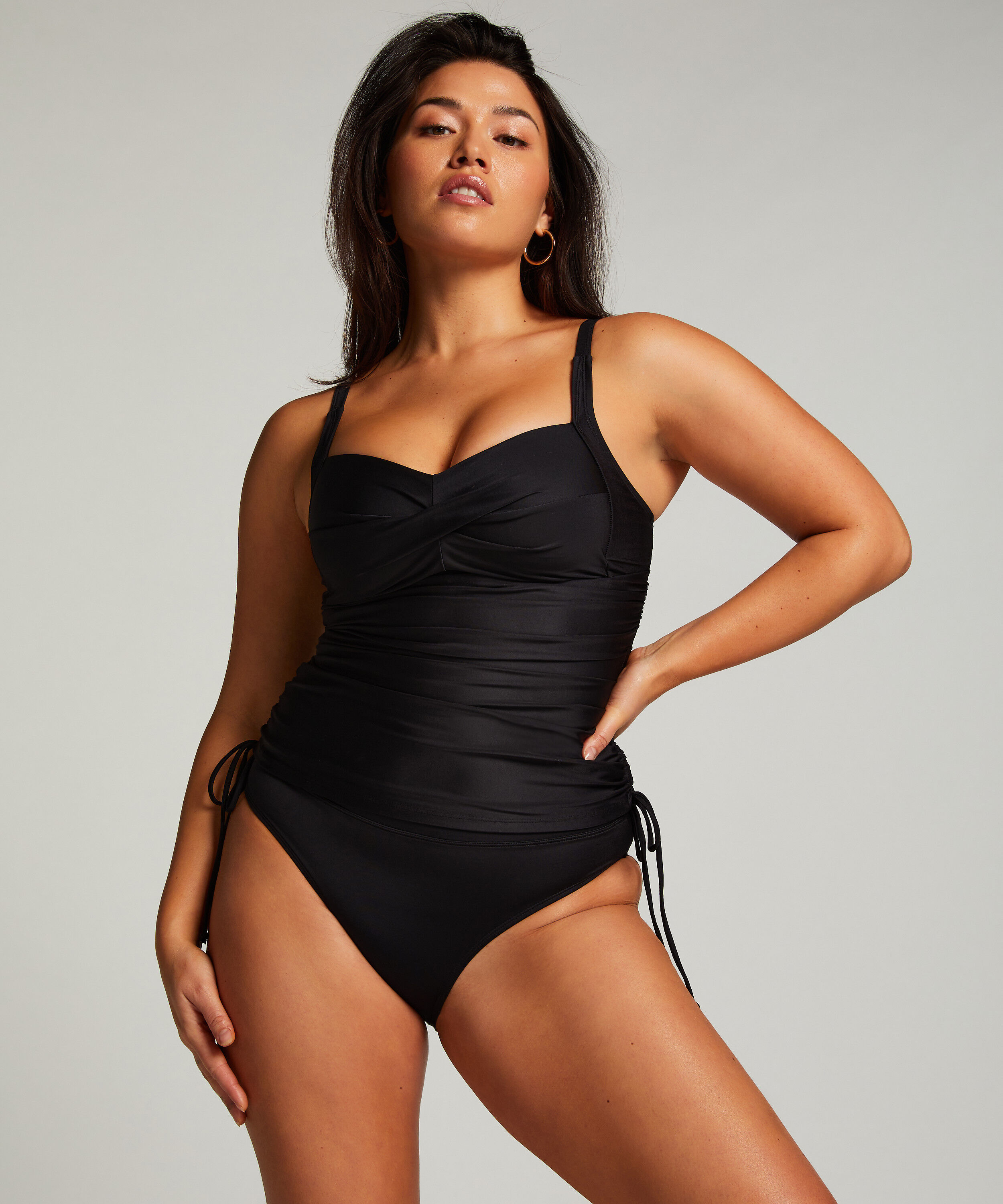 Shaping Tankini Luxe, Schwarz