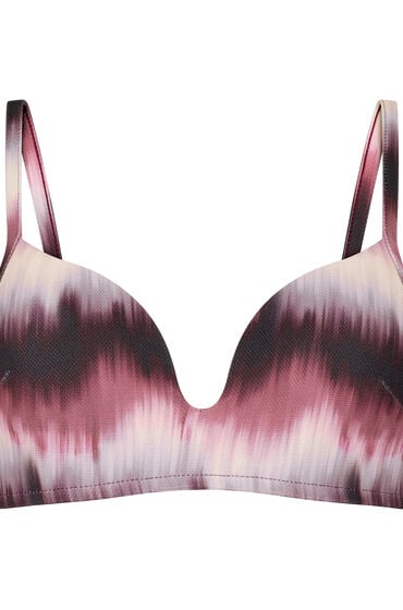 Thumbnail - Hunkemöller Gepolstertes Bügelloses Bikini-Oberteil Mauritius Lila