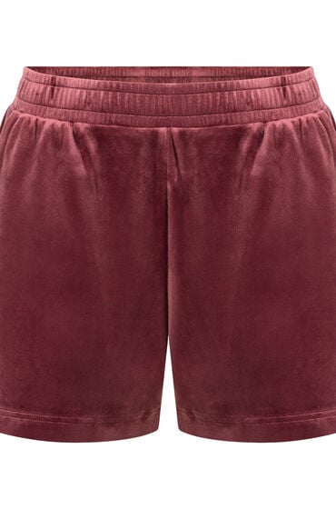 Thumbnail - Hunkemöller Shorts Velours Pocket Rot