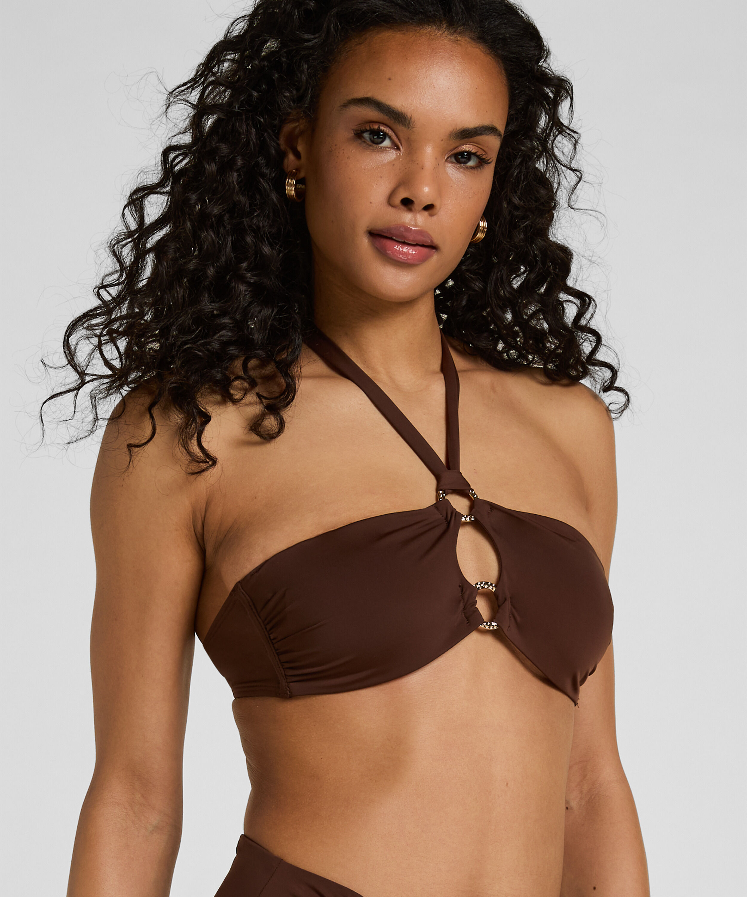 Bandeau Bikini Top Madrid, Braun Bandeau Bikini Top Madrid, Braun