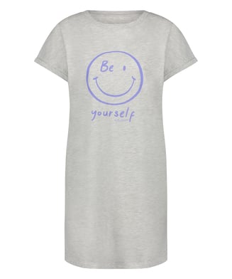 HUNKEMÖLLER Nachthemd Rundhalsausschnitt - Light Grey Melee - XL/XXL :  : Fashion