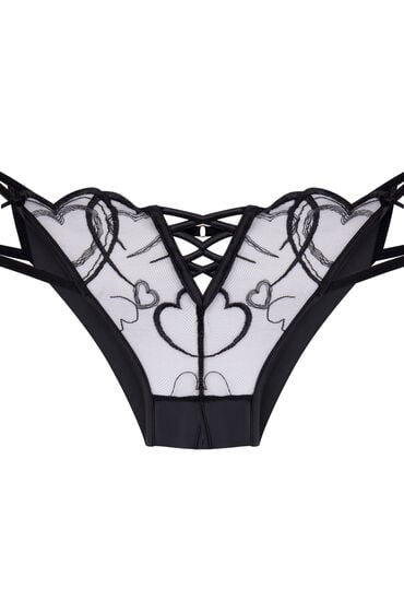 Thumbnail - Hunkemöller Olivia Brazilian mit hohem Beinausschnitt Schwarz