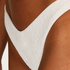 Bikini-Unterteil mit hohem Beinausschnitt Sri Lanka, Weiß