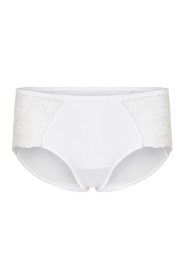 Thumbnail - Hunkemöller Superslip Midi aus Spitze Weiß