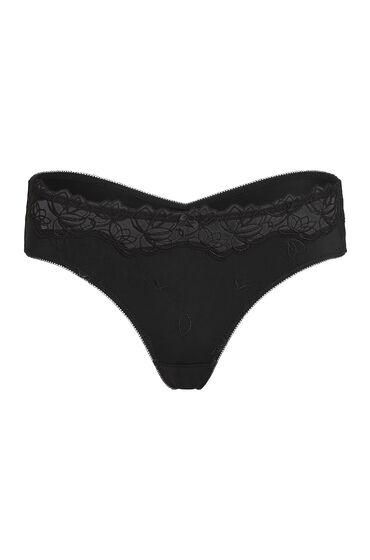 Thumbnail - Hunkemöller Boxerstring Diva Schwarz