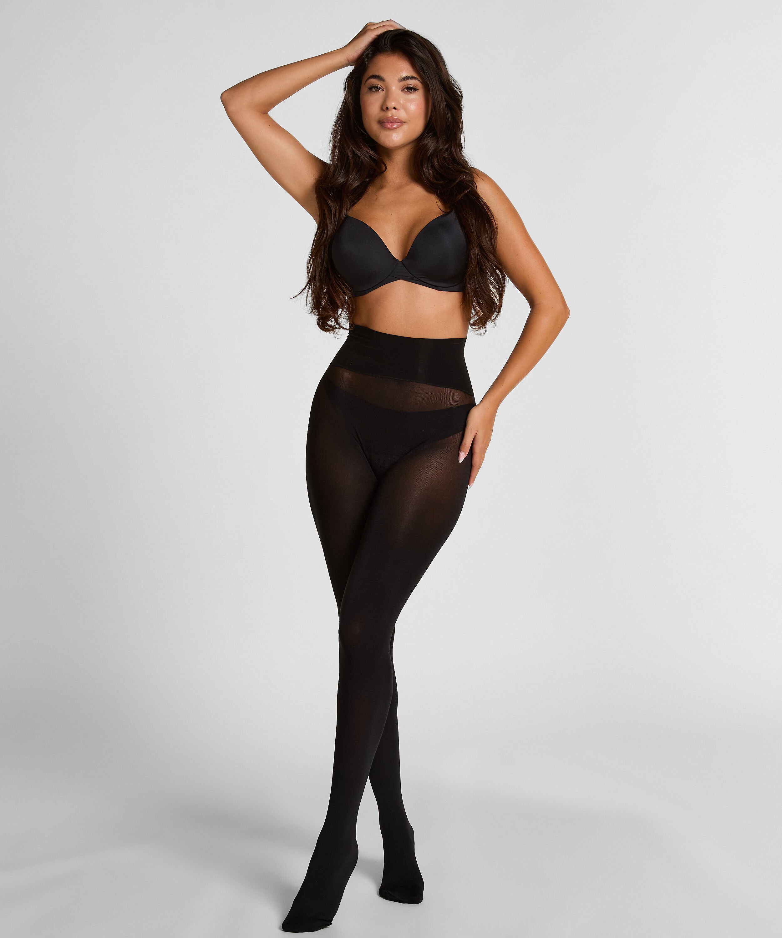 Strumpfhose 60 Denier Velvet Touch, Schwarz